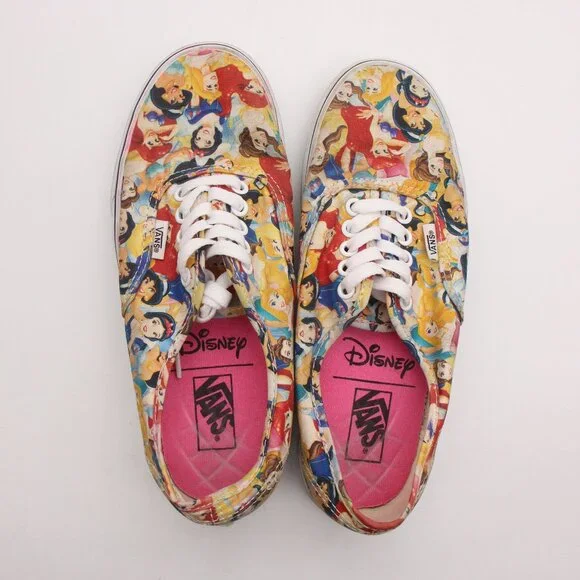 Vans x Disney Princess Shoes Women's 8 Cinderella Snow White Sneaker - Picture 9 of 9